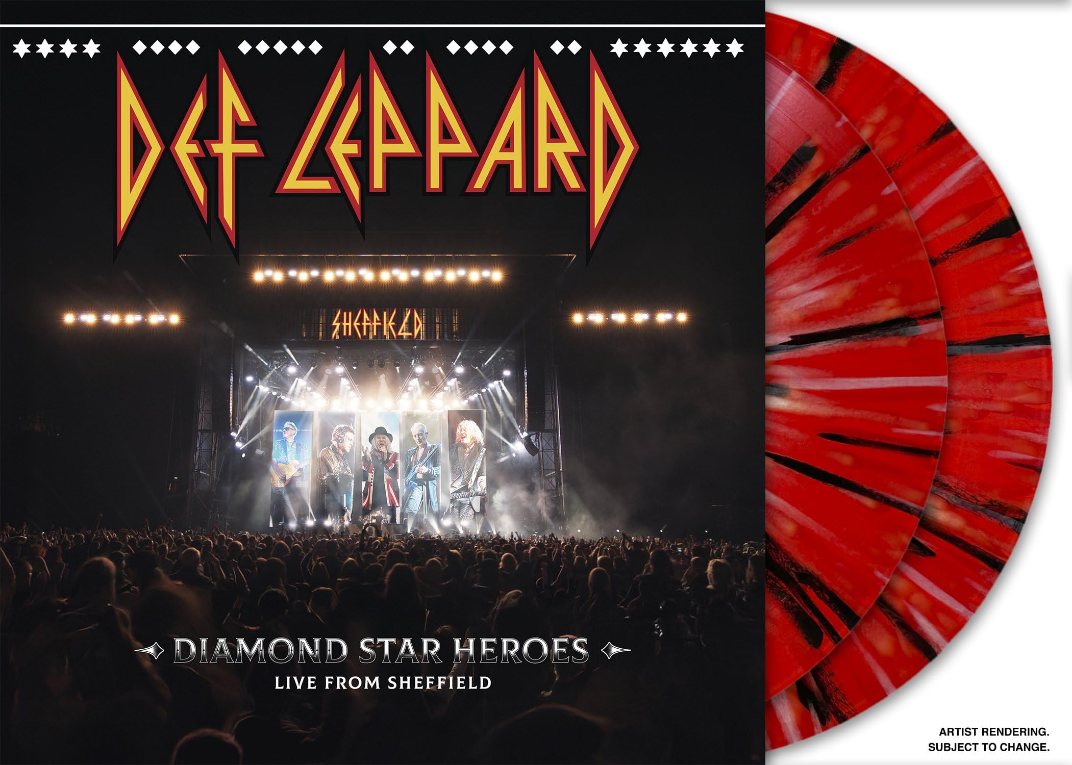 Diamond Star Heroes Live From Sheffield (Ltd. black,red & white splatter 2LP) Rock