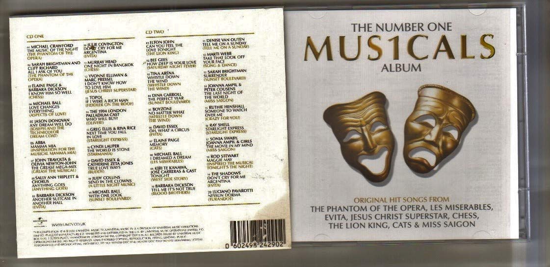 The Number 1 Musicals Album Books