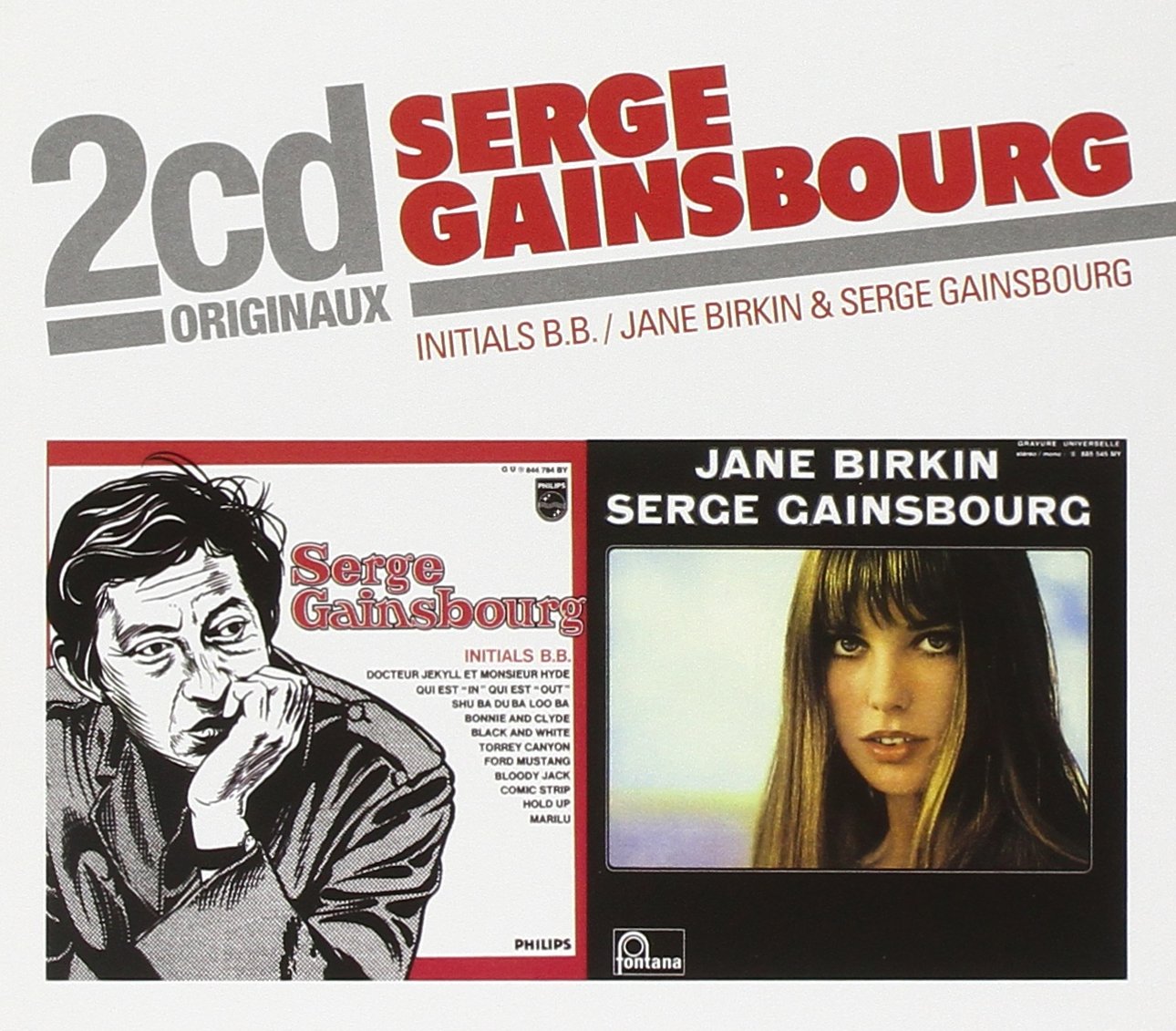 Initials BB / Jane Birkin et Serge Gainsbourg (Coffret 2 CD) cd