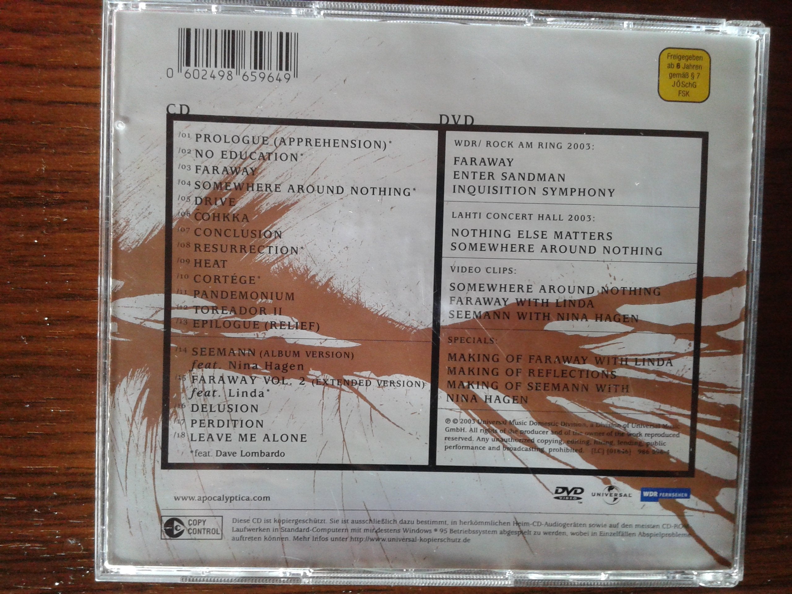Reflections. Revised Version (CD+DVD) Metal & Hardrock