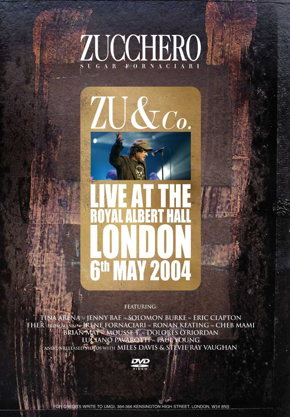 Zucchero - Zu & Co: Live at the Royal Albert Hall Music
