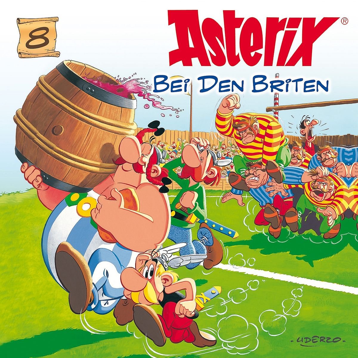 Asterix 08. Asterix  bei den Briten Children & Young People Audio Books