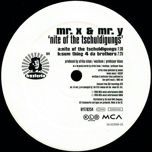 Nite of the Tschuldigungs Pop