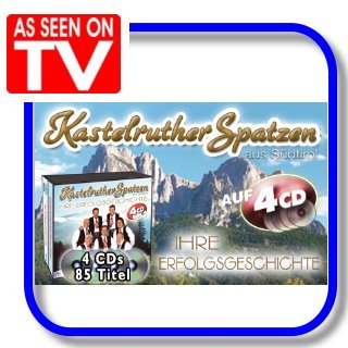 Kastelruther Spatzen - Ihre Erfolgsgeschichte | 4CDs | 85 Hits Music