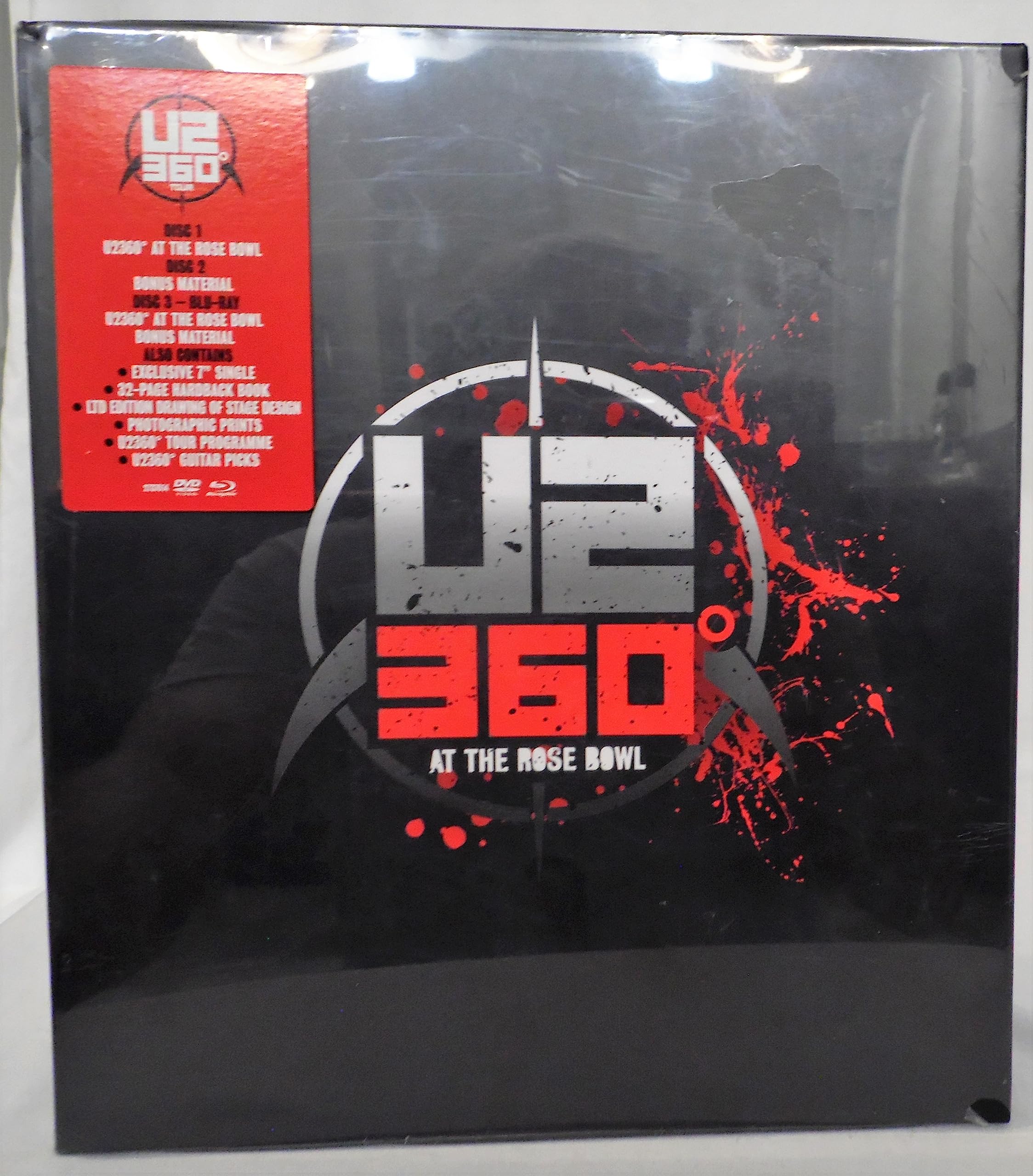 360 Degrees Tour - Ltd. Super Deluxe Edt. 2 DVDs + BluRay + Bonus (360° At The Rose Bowl) Music
