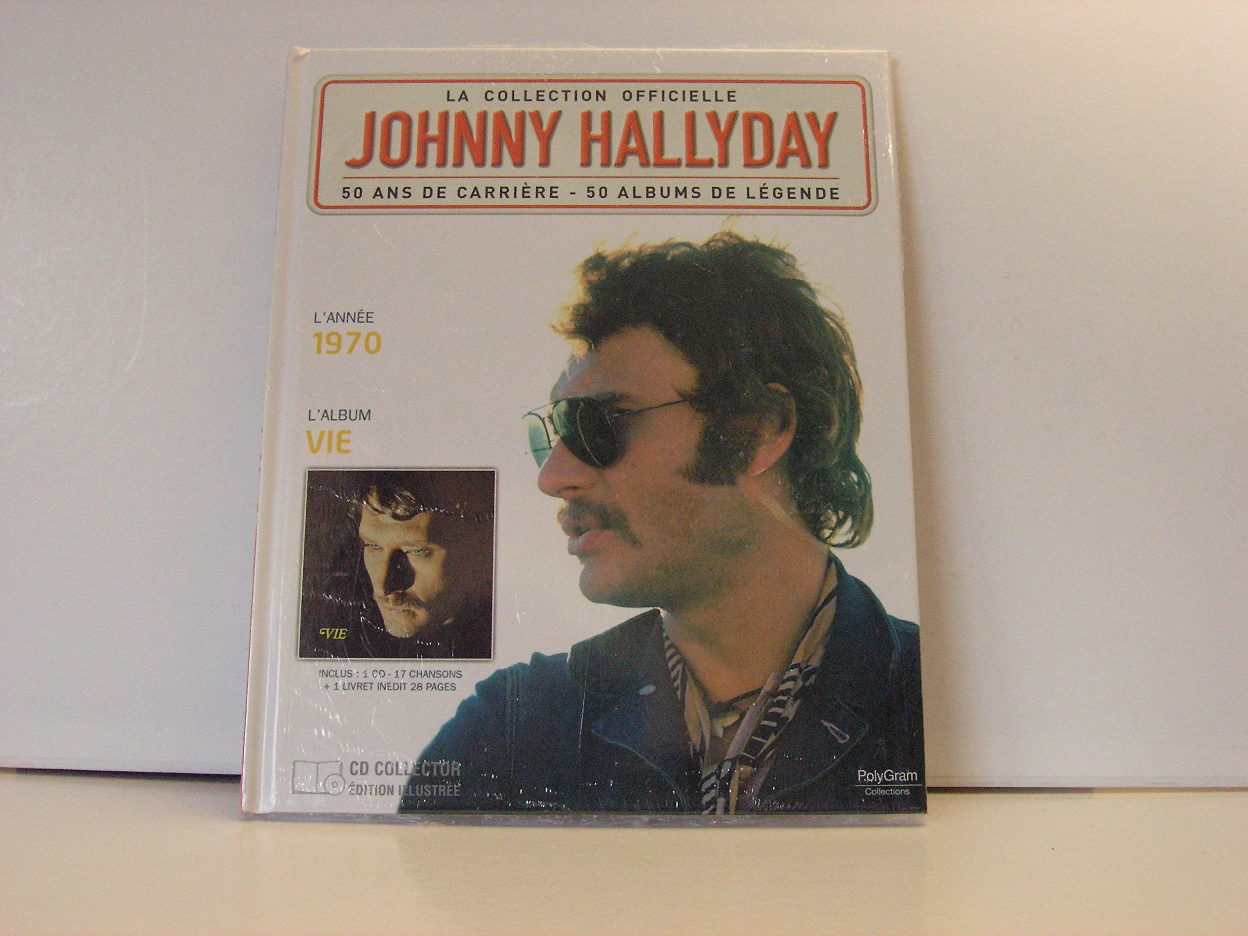 La collection officielle Johnny HALLYDAY 1970 Vie cd