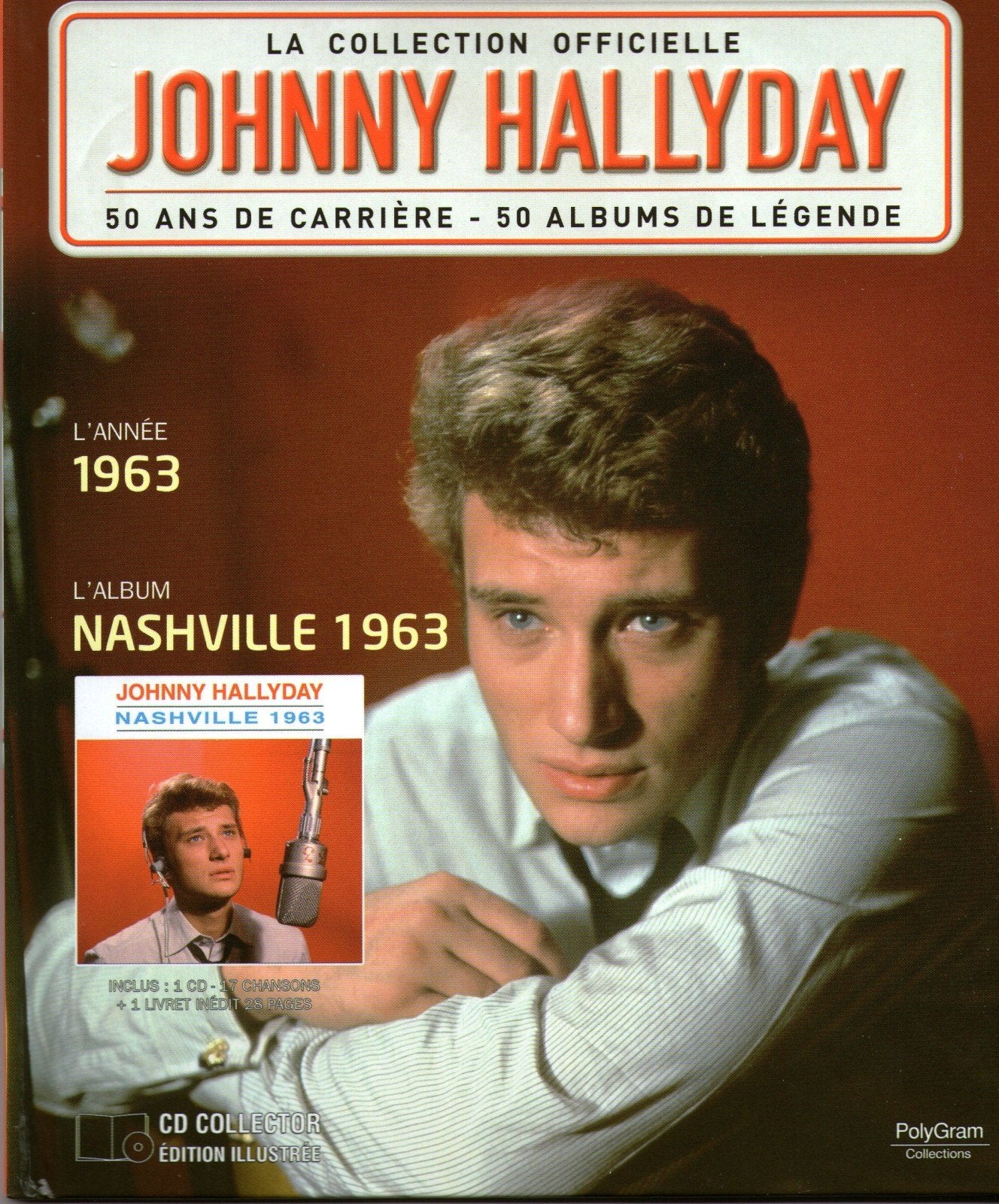 collection officiel johnny hallyday nashville 1963 cd