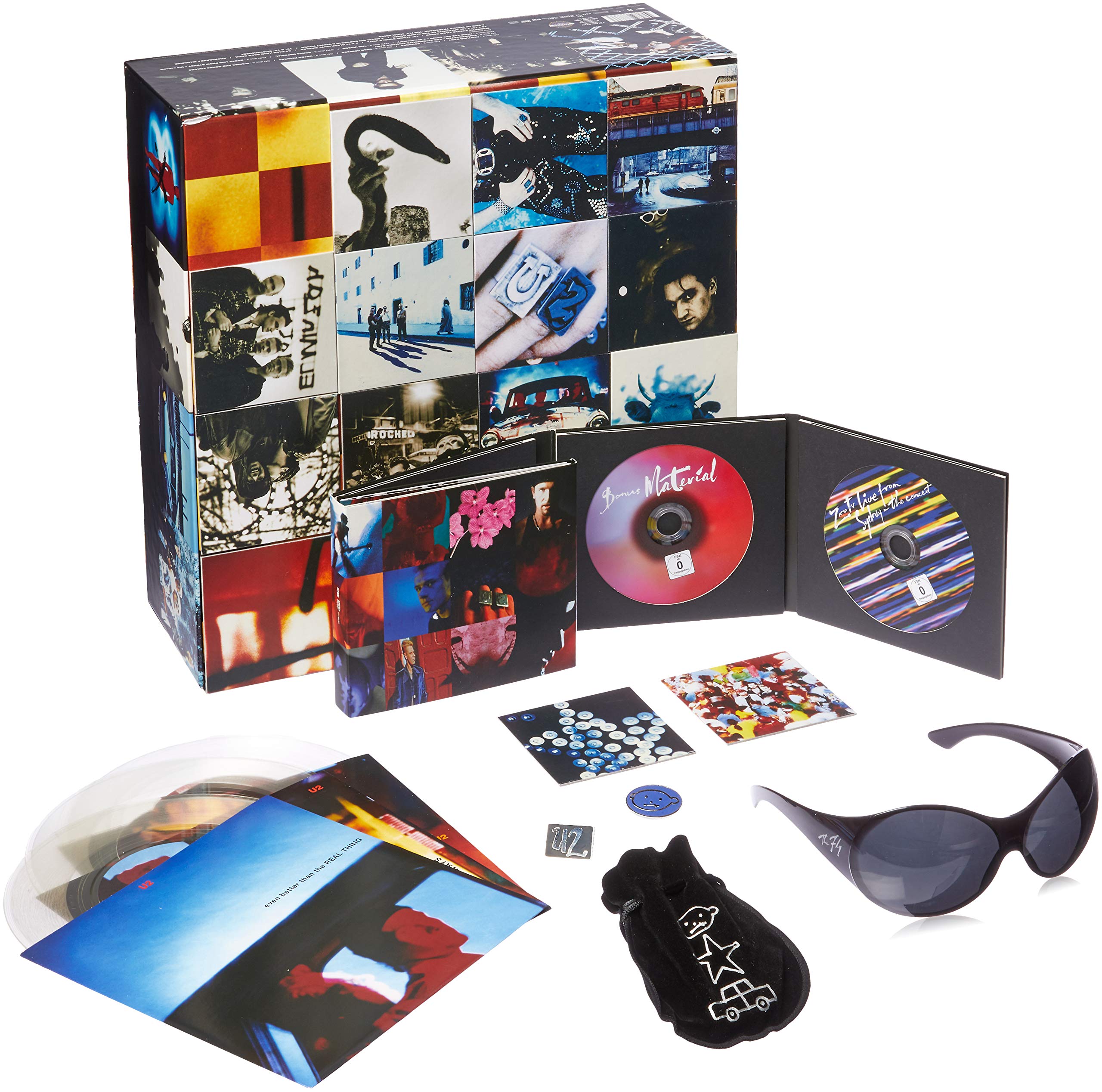 Achtung Baby 20th Anniversary - Remastered (Limitierte und nummerierte Über Deluxe Edition inkl. The Fly Sonnenbrille) (CD+DVD+Vinyl) Rock