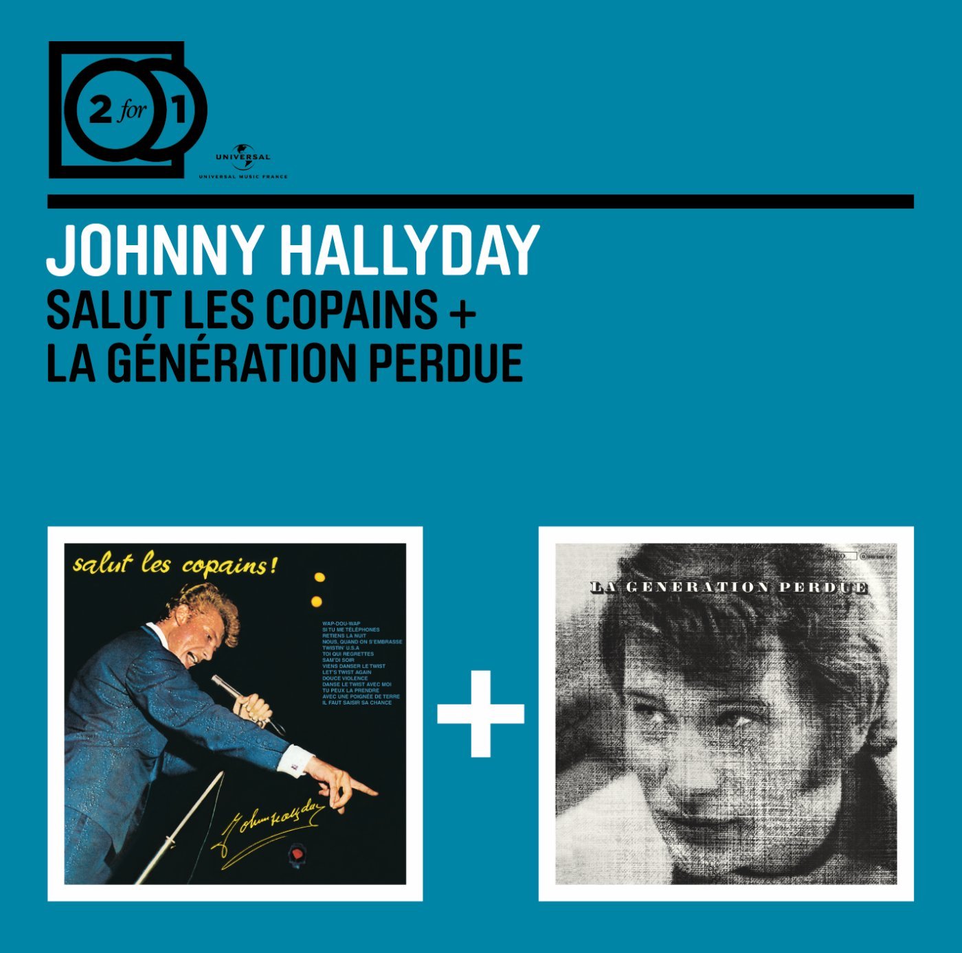 Johnny Hallyday - 2For1:Salut/Generation Music