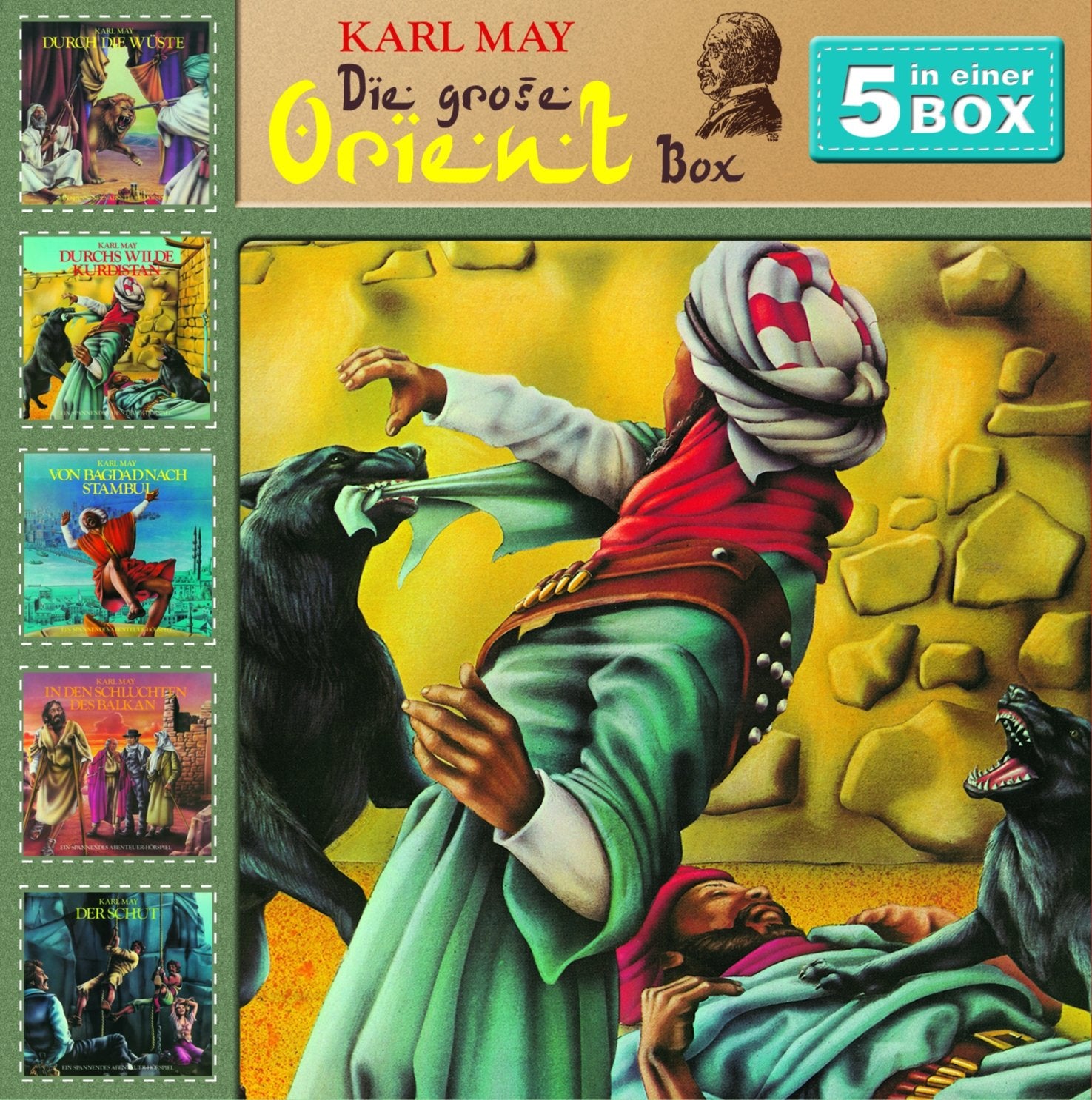 Karl May: Die große Orient Box - 5-CD Box Vol. 1 (Hörspielboxen) Novels & Short Stories