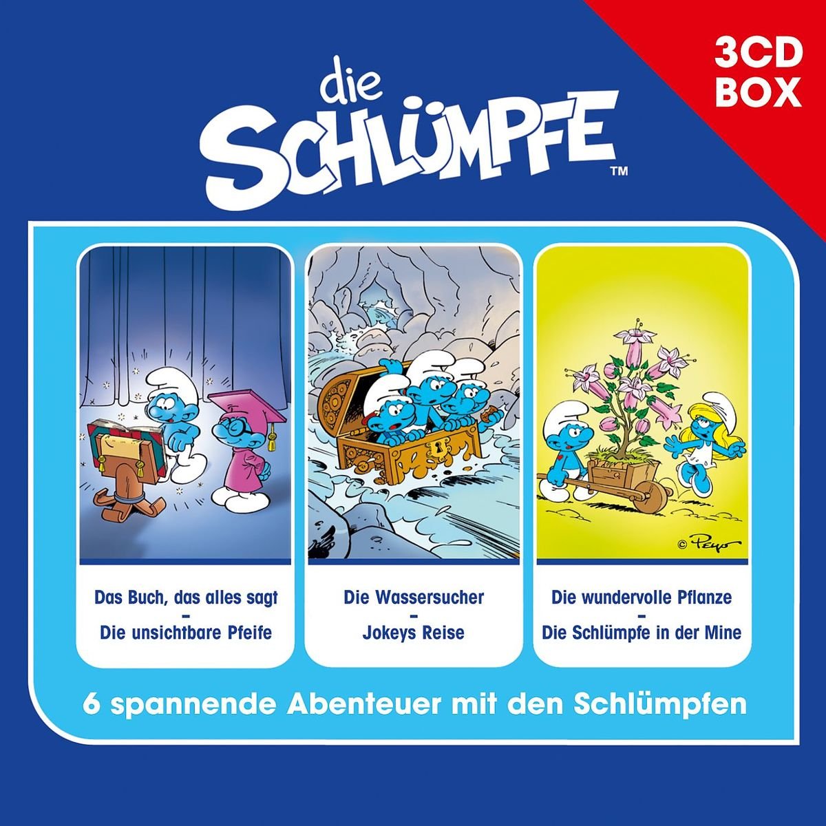 Die Schlümpfe - 3-CD Hörspielbox Vol. 1 Children & Young People