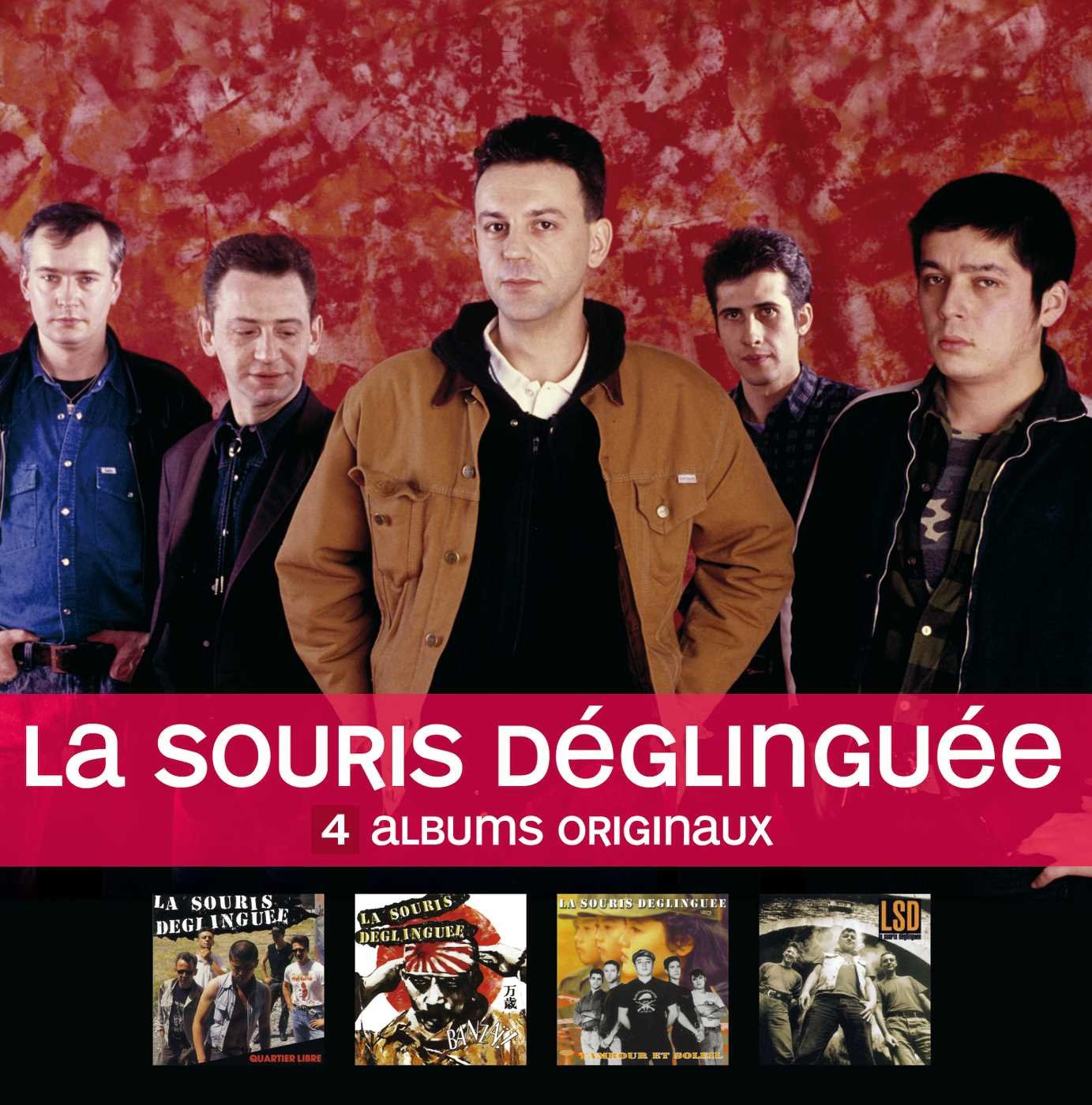 4 CD Originaux : Granadaamok / Tambour et Soleil / Banzaï / Quartier Libre Music