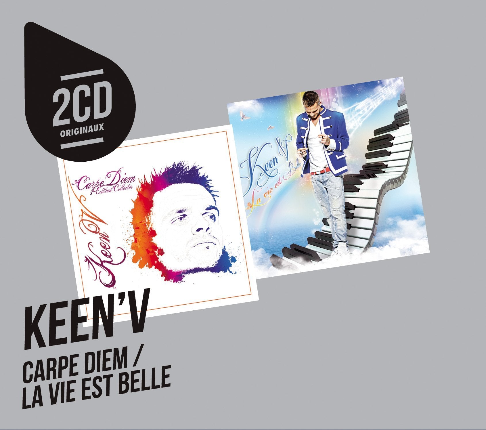 Keen'v - 2Cd Originaux:Carpe Diem/La Vie Est Music