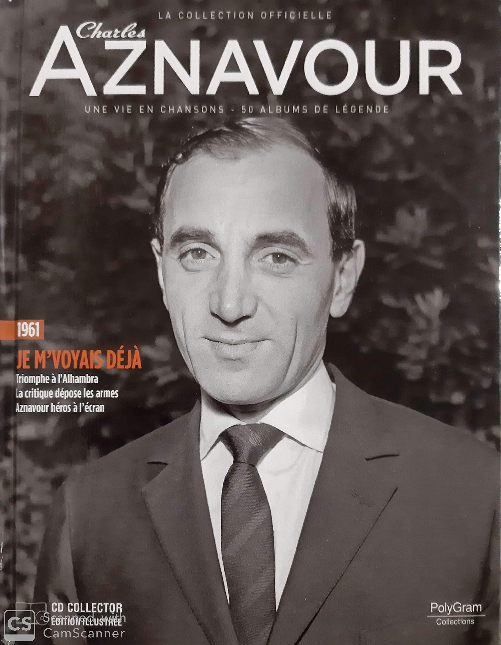 la collection officielle charles aznavour 1961 je M'VOYAIS Déjà Music