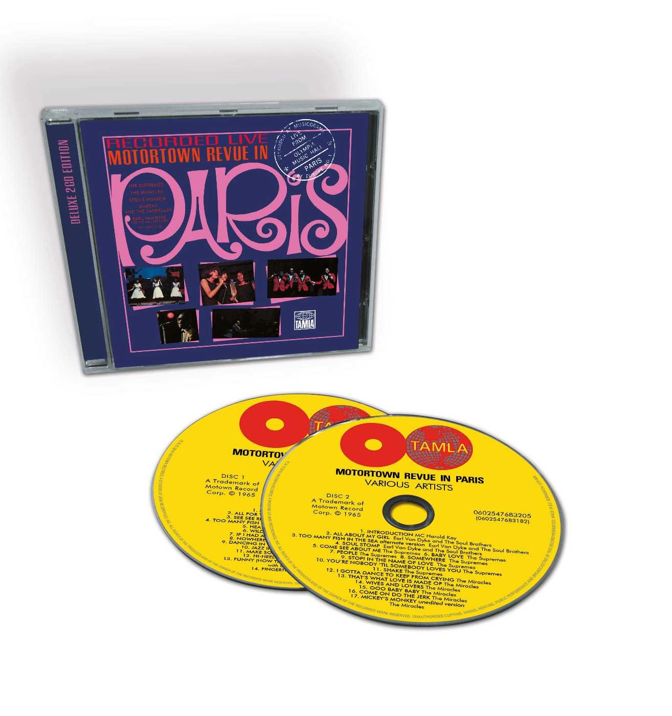 Motortown Revue Live in Paris (2cd) Pop