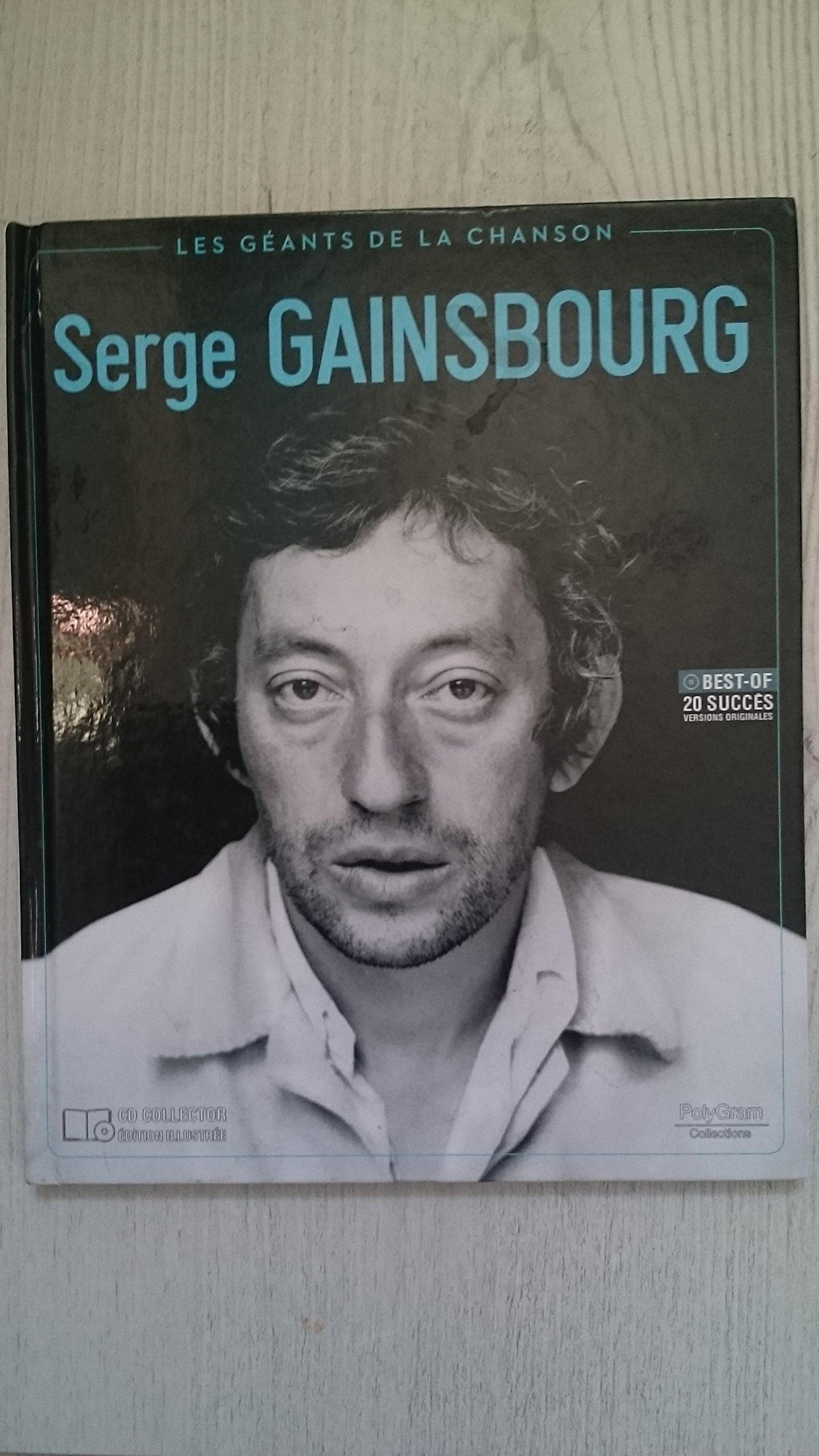 Serge Gainsbourg- les géants de la channson 1CD exclusif+ 1 livret inédit cd