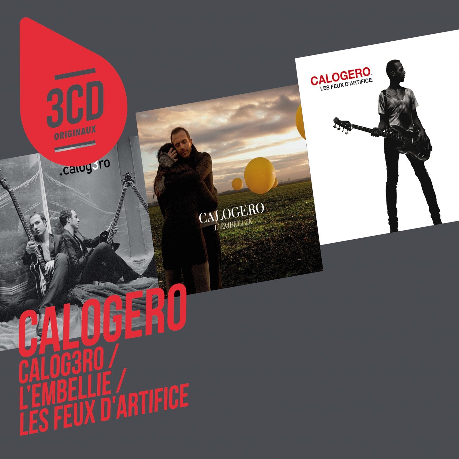 3 CD Originaux : l'Embellie/Les Feux d'artifice / Calog3ro cd