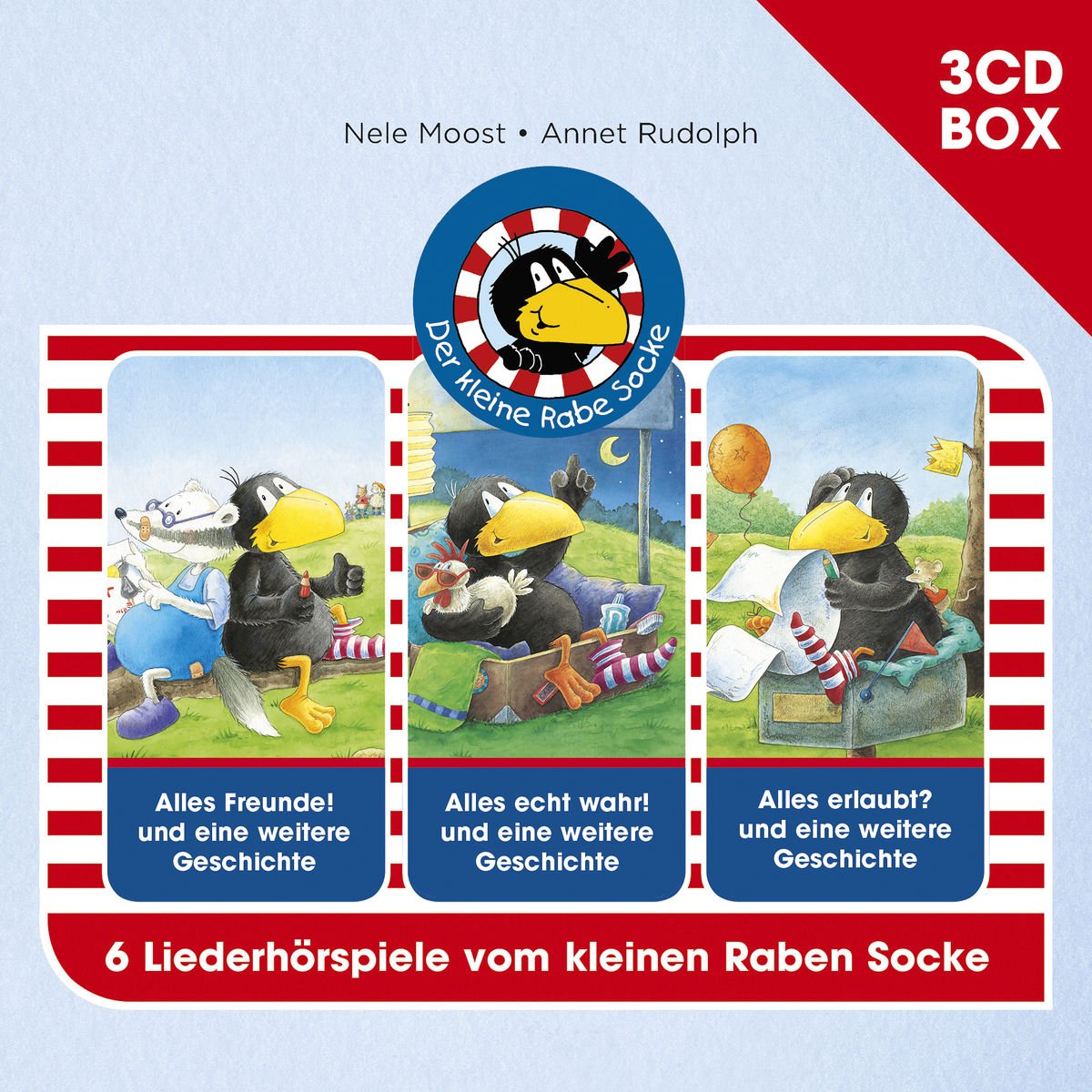 Der Kleine Rabe Socke - 3-CD Hörspielbox Vol.1 Children & Young People