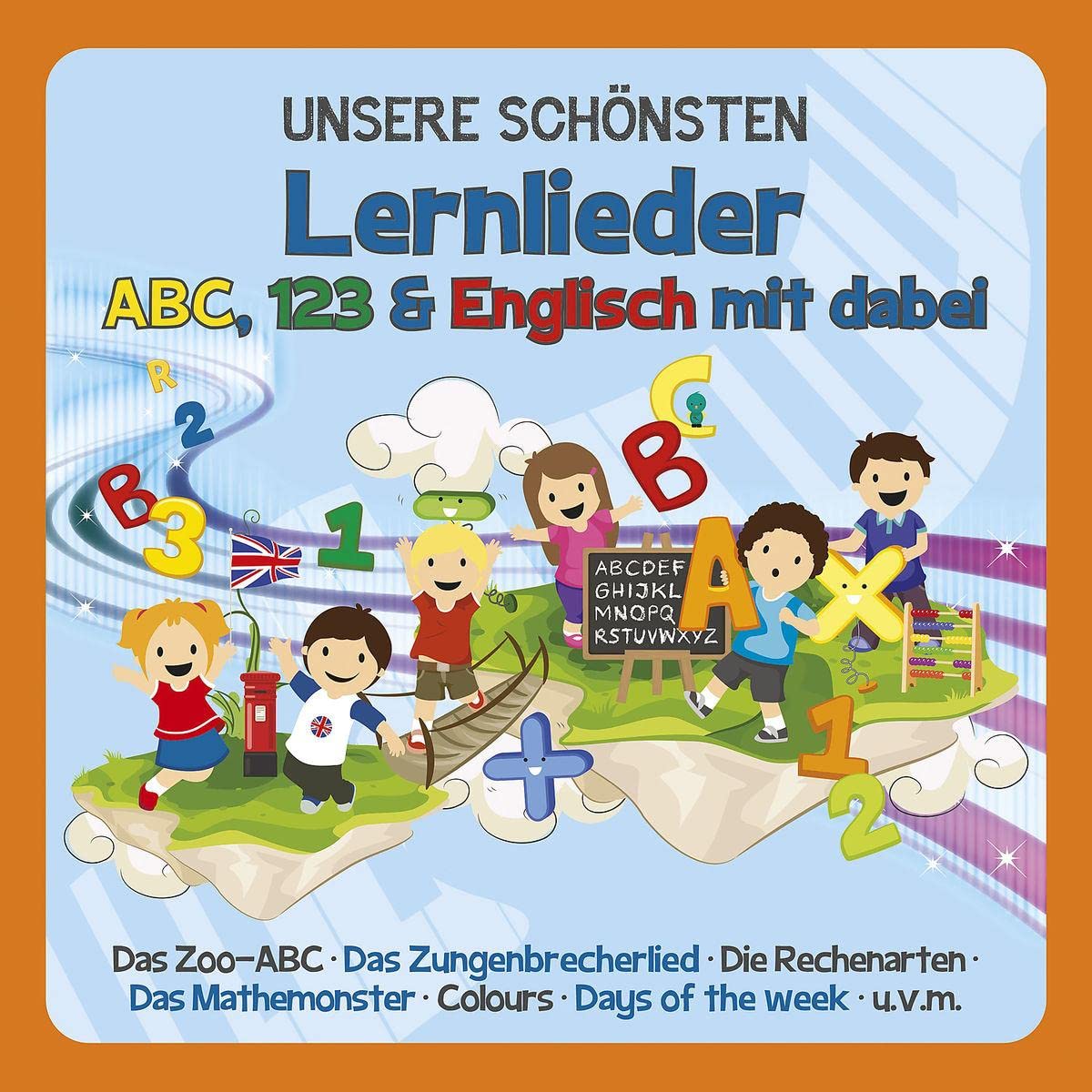 Unsere Schönsten Lernlieder-ABC,123,Englisch Children & Young People