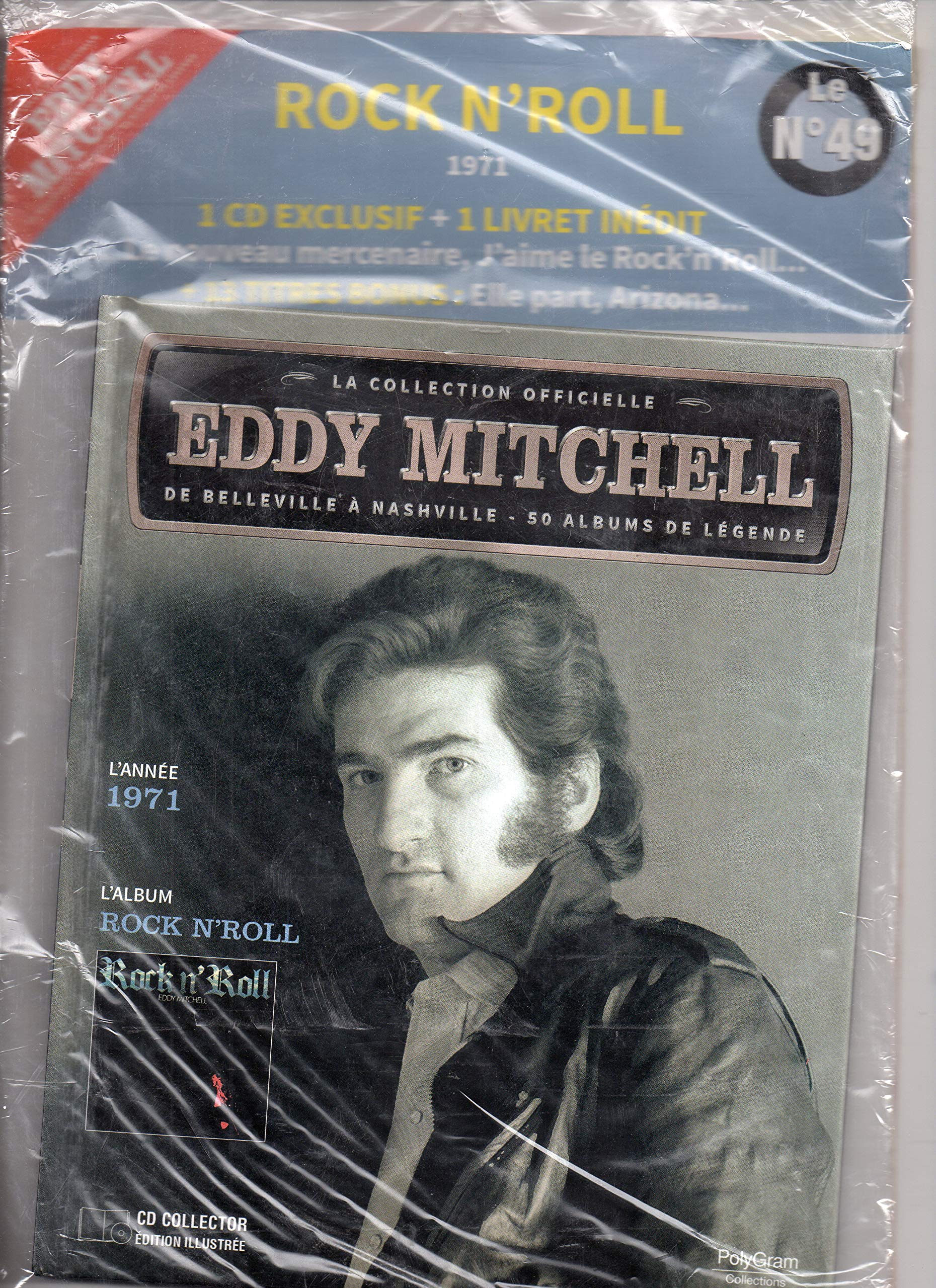 Eddy Mitchell - la collection officielle N°49 - 1 CD ( Rock' n'roll- album 1971) + livret illustré Eddy Mitchell … cd