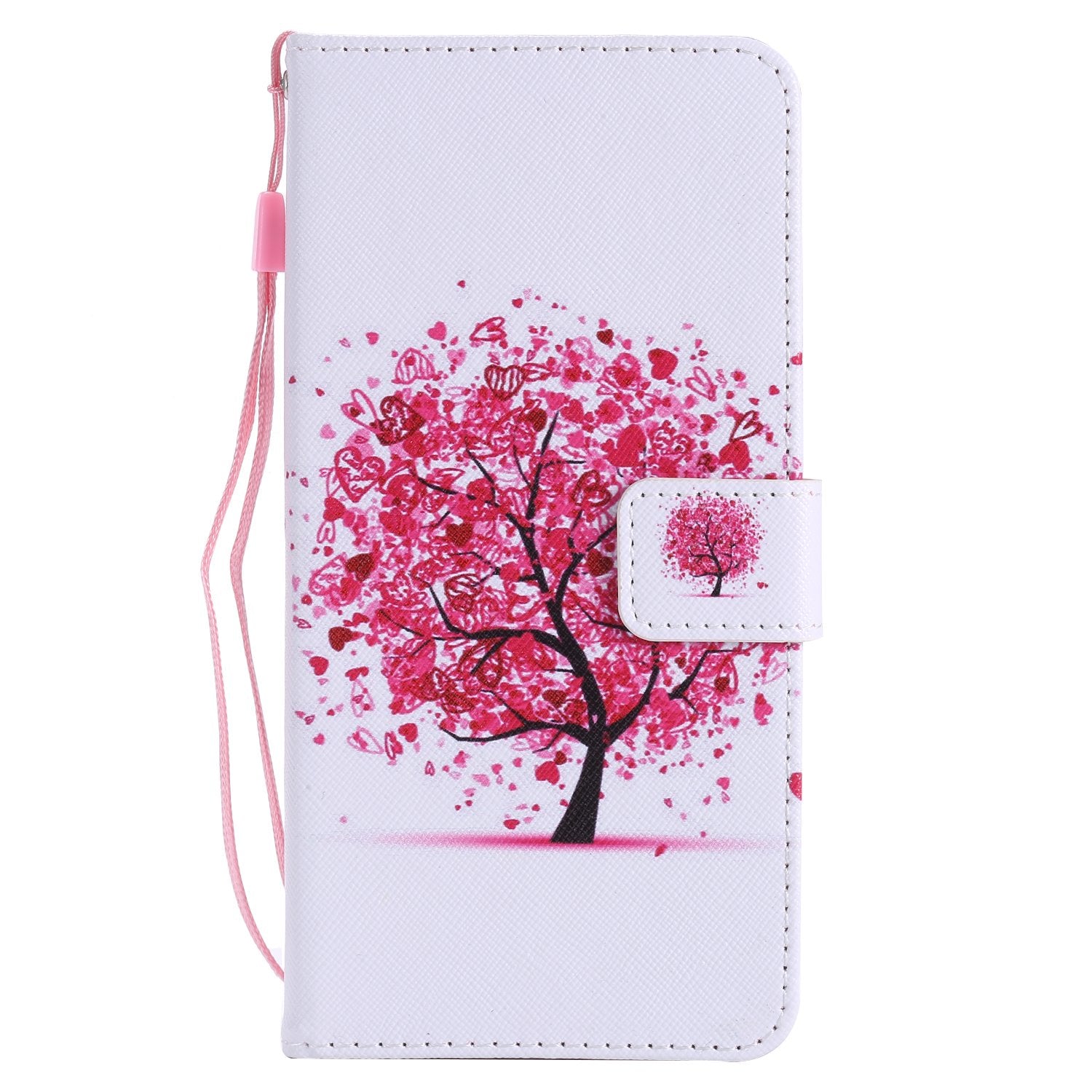 Leyoon Hülle kompatibel mit Samsung Galaxy S9 Plus,Cartoon gemaltes Muster lackierte Leinwand case,Handyhülle mit Ständer und internem Kartenhalter,Farbbaum Music