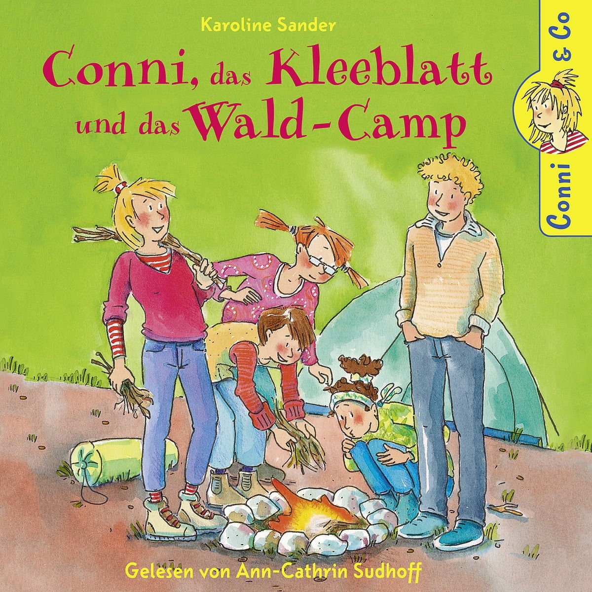 Conni, das Kleeblatt und das Wald-Camp: 2 CDs (Conni & Co, Band 14) Arts & Music