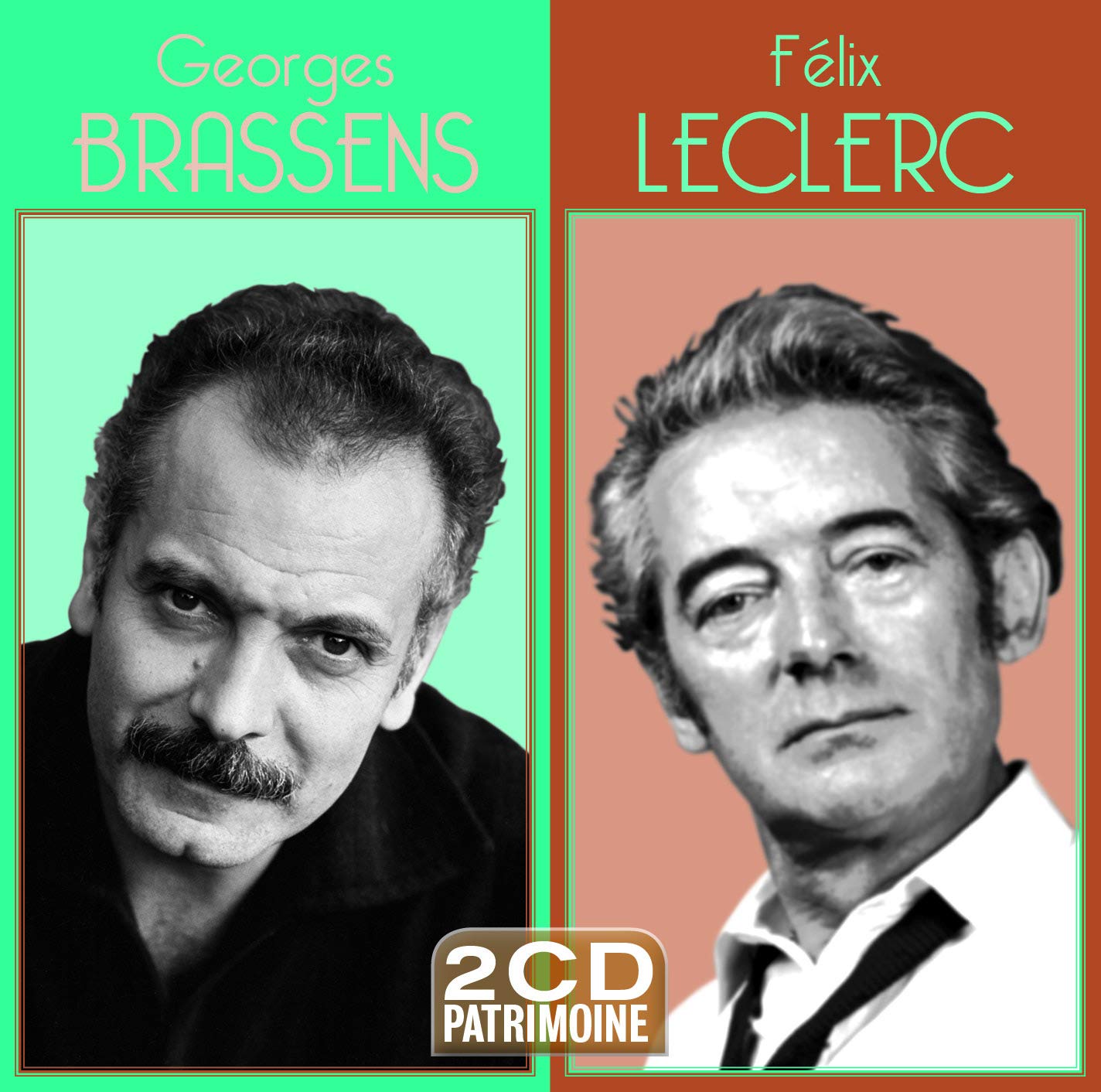 Georges Brassens / Félix Leclerc (2cd Patrimoine) Pop