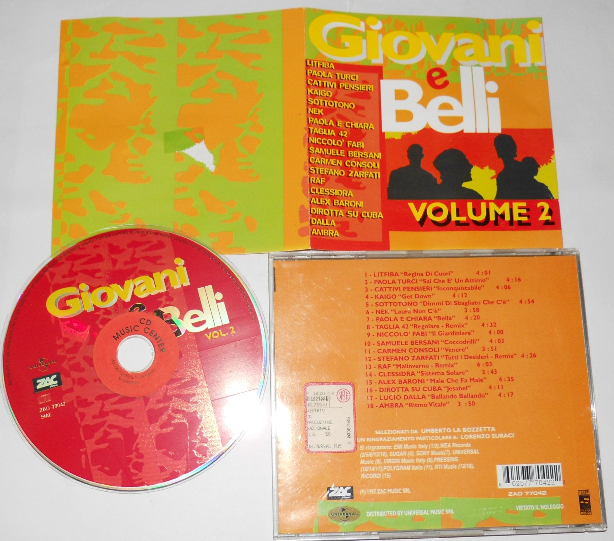 Giovani E Beli(litfiba-Raf-Ambra-Nek Etc) World Music