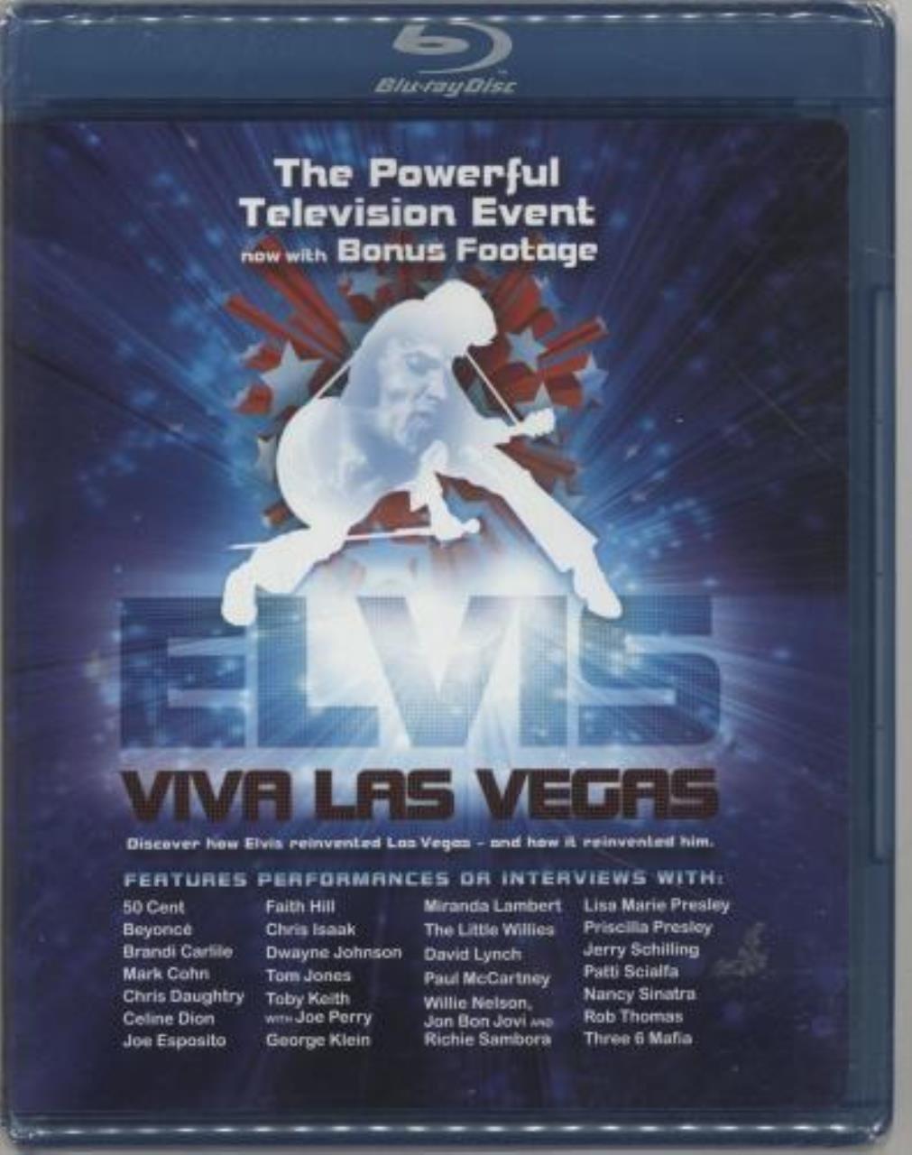Elvis: Viva Las Vegas (Blu-Ray) (Widescreen) (featuring Bruce Springsteen, Bon Jovi, Faith Hill, Celine Dion, Toby cd