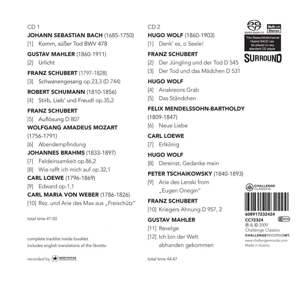 Between Life & Death/Songs & Arias Classical