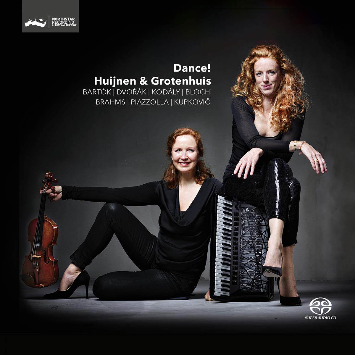 Dance! Oeuvres et transcriptions pour violon et accordéon. Huijnen, Grotenhuis. cd