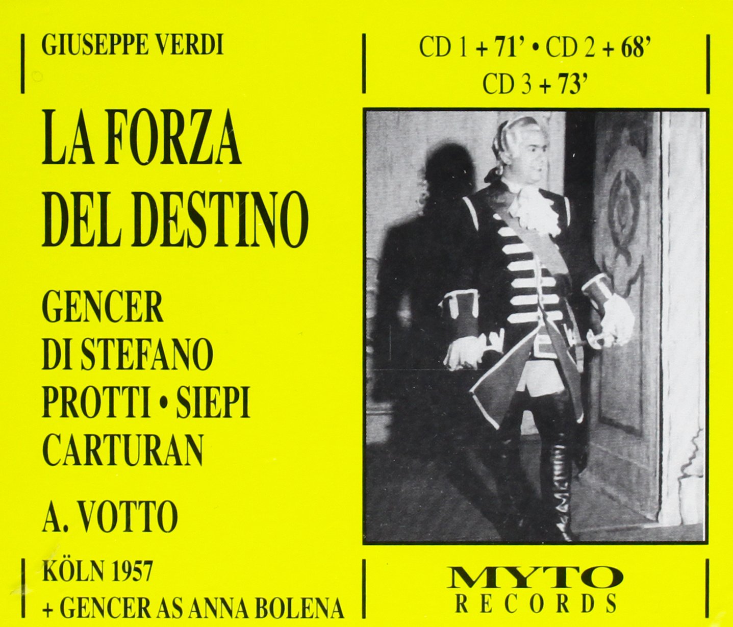 La Forza Del Destino: Keulen 1957 Classical