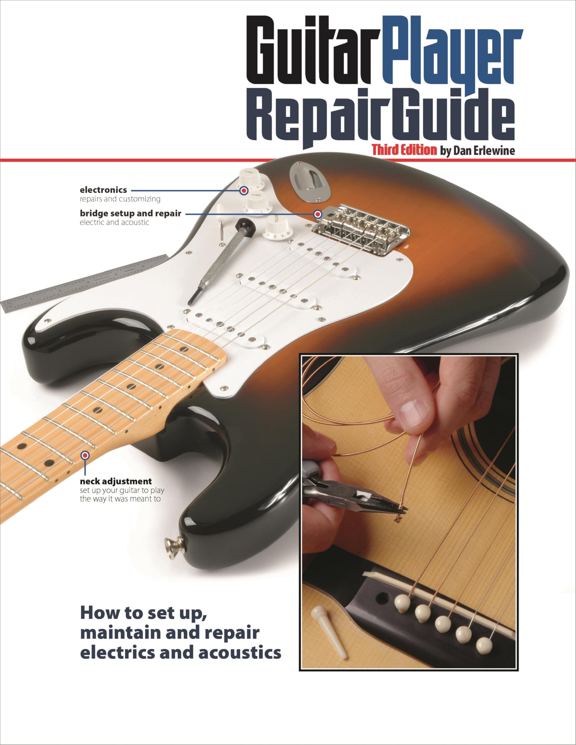 Guitar Player: Repair Guide – 3. Ausgabe | Einstellen, Warten und Pflegen von E- und Akustikinstrumenten | Schritt-für-Schritt-Anleitung zu Elektronik ... Maintain and Repair Electrics and Acoustics Arts & Music