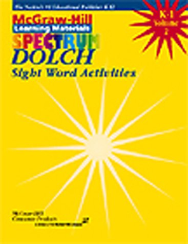 Dolch Sight Word Activities (Spectrum Series) Novels & Short Stories