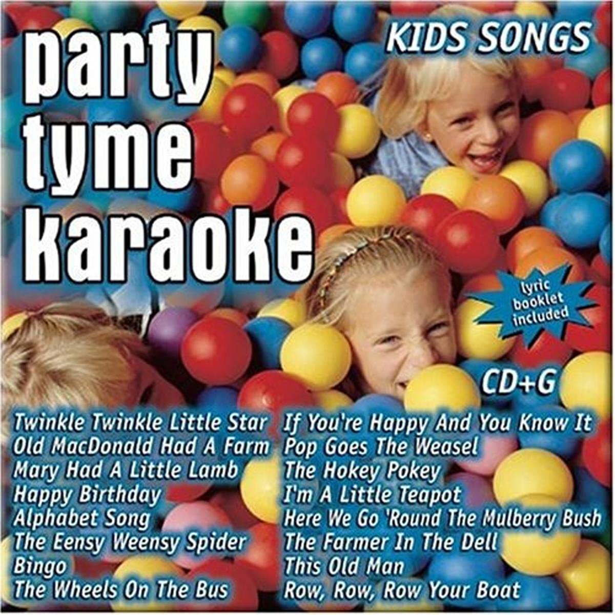 PARTY TYME KARAOKE KIDS SONGS cd