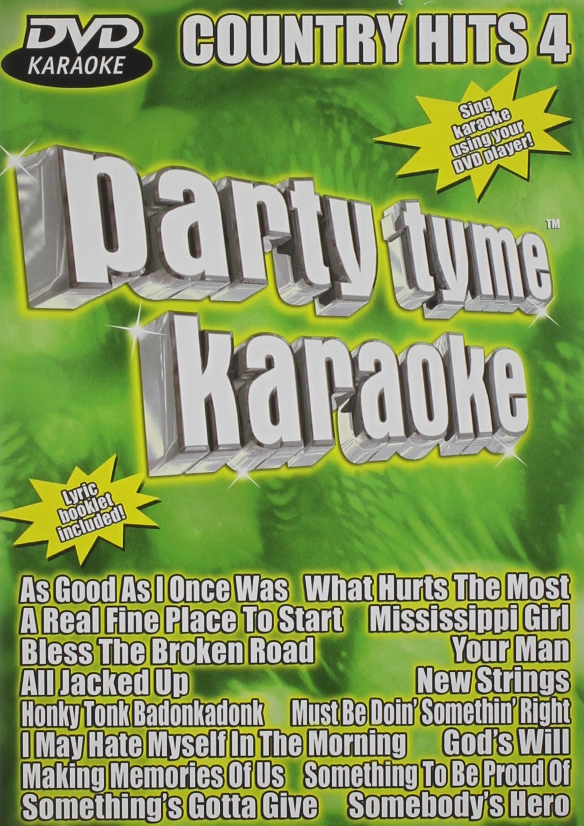 Product Image: PARTY TYME KARAOKE-COUNTRY HITS 4