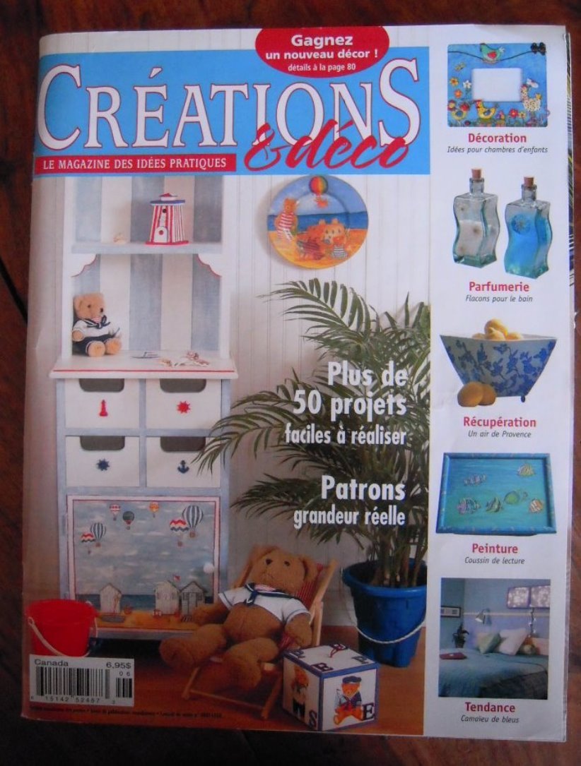 creations et deco - le magazine des idées pratiques volume 1 n° 6 book
