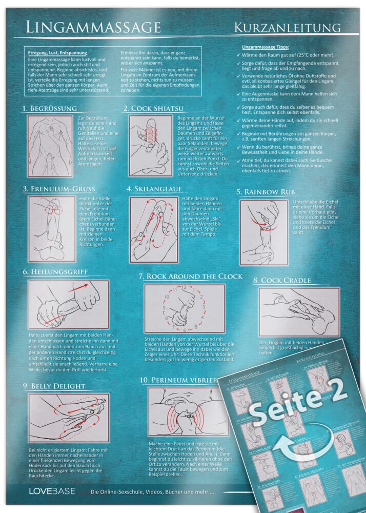 Lingam-Massage Kurzanleitung - 23 Penismassage-Techniken für die Tantramassage und mehr Genuss beim Sex - Praktische Schnellübersicht und Spickzettel: ... für den Mann Social Sciences
