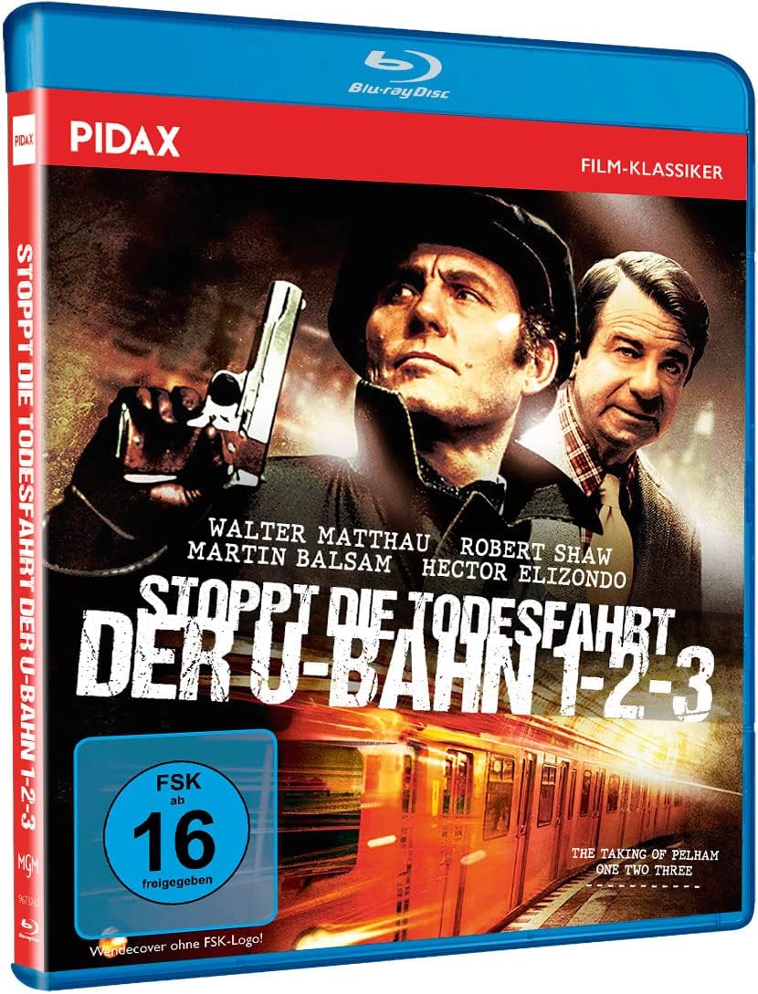 Stoppt die Todesfahrt der U-Bahn 1-2-3 (The Taking of Pelham One Two Three) Spannender Kult-Thriller mit Starbesetzung (Pidax Film-Klassiker) Movies