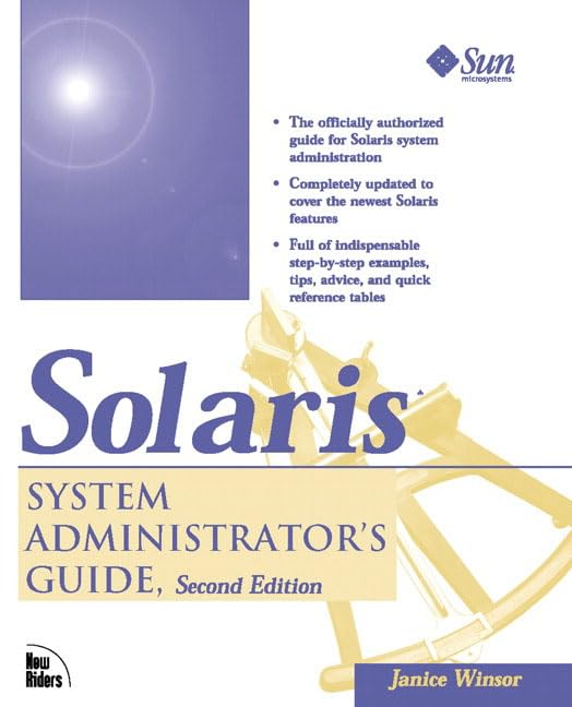 Product Image: Solaris System Administrator's Guide (Macmillan Technical Series)