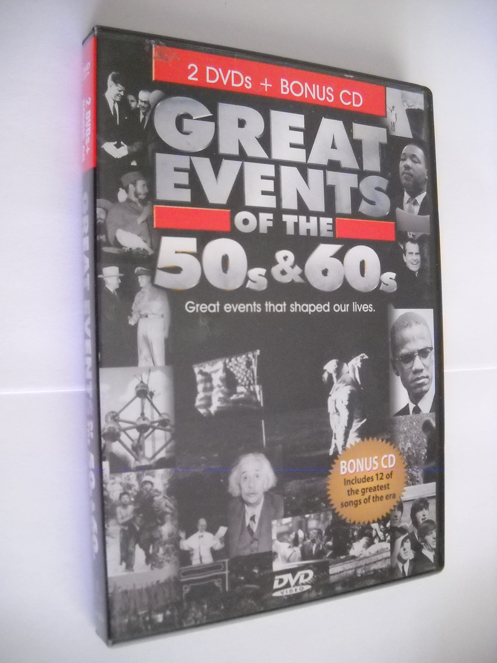 Great Events of the 50's And 60's 2 DVD Set Films