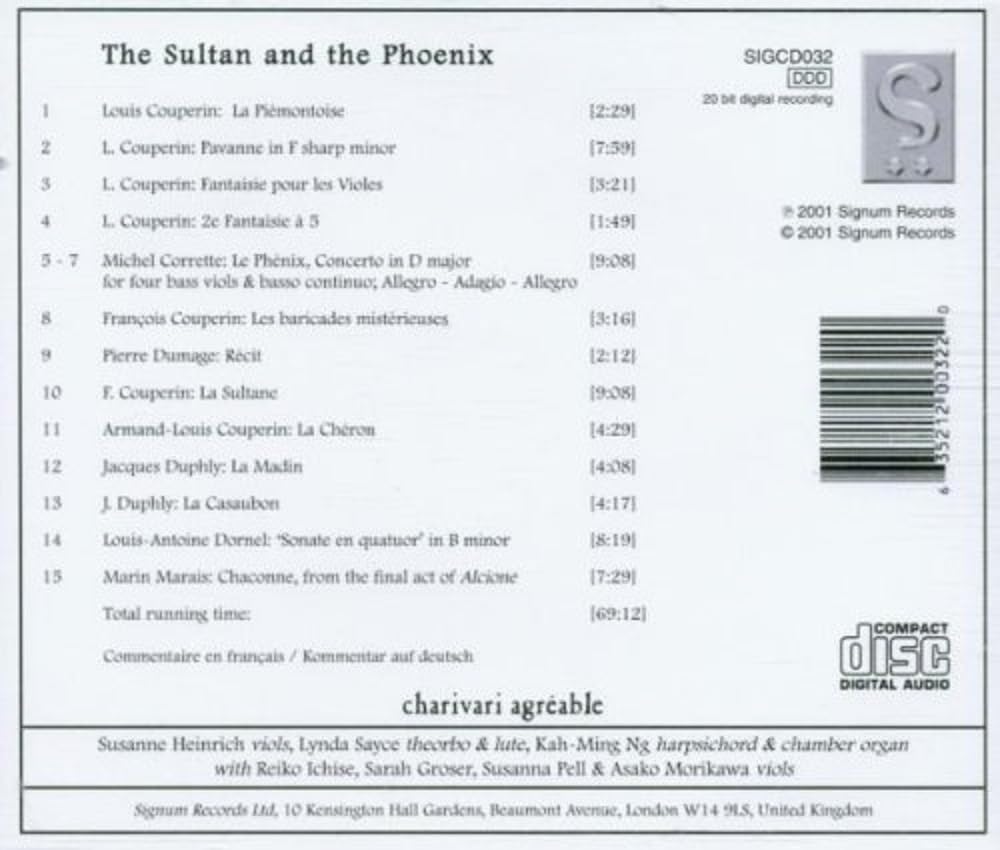The Sultan and the Phoenix - Kammmermusik Classical