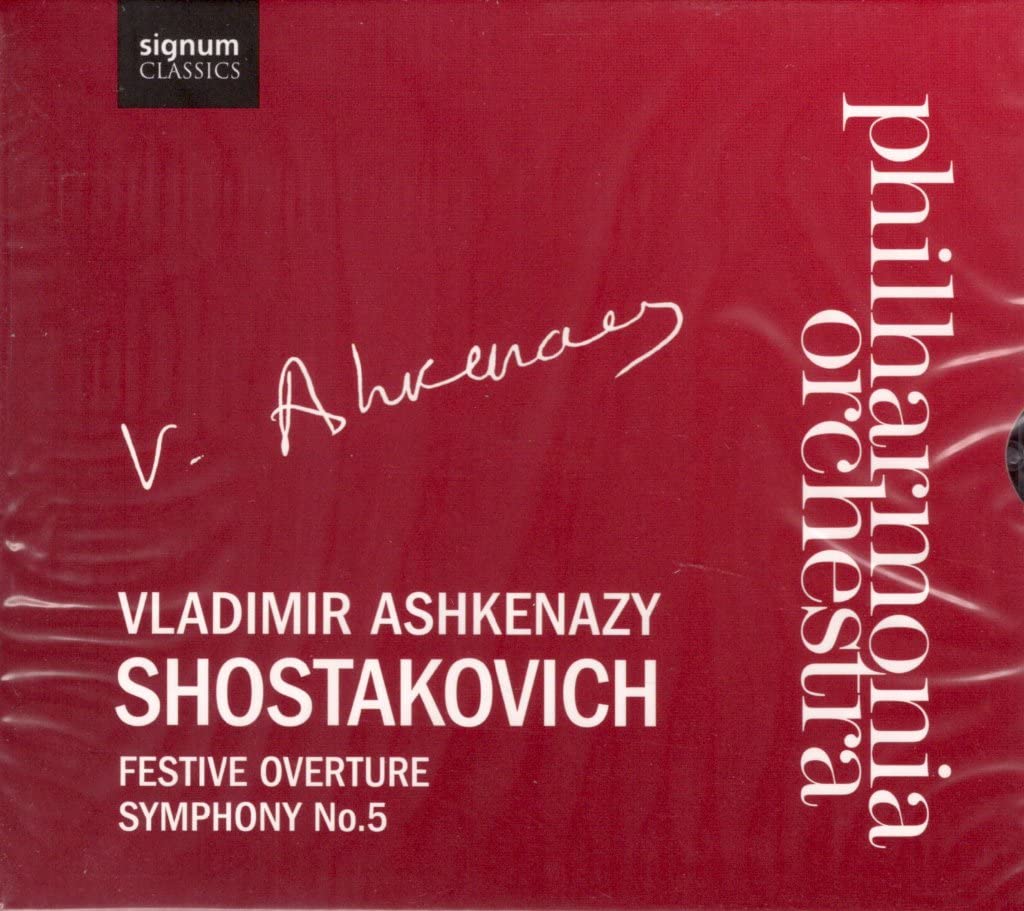 Chostakovitch : Ouverture de Fête & Symphonie N°5 / V.Ashkenazy cd