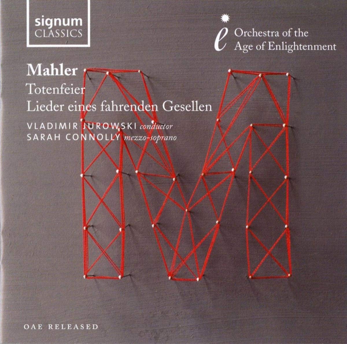 Mahler: Totenfeier/Lieder eines fahrenden Gesellen Classical