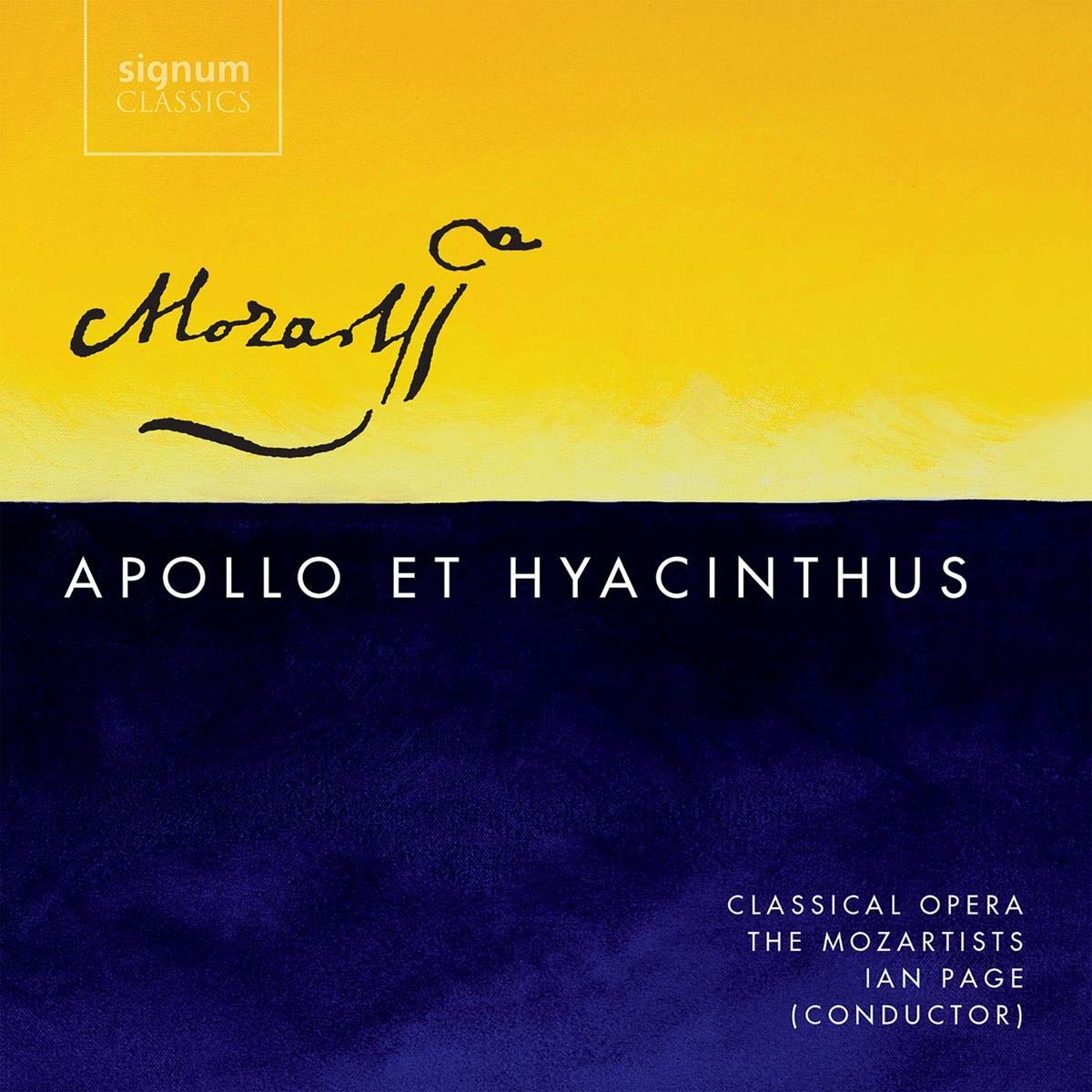 Mozart: Apollo et Hyacinthus K 38 Classical