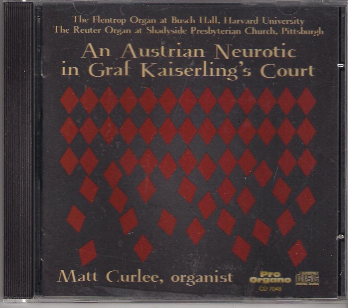Austrian Neurotic in Graf Kaiserling's Court Classical