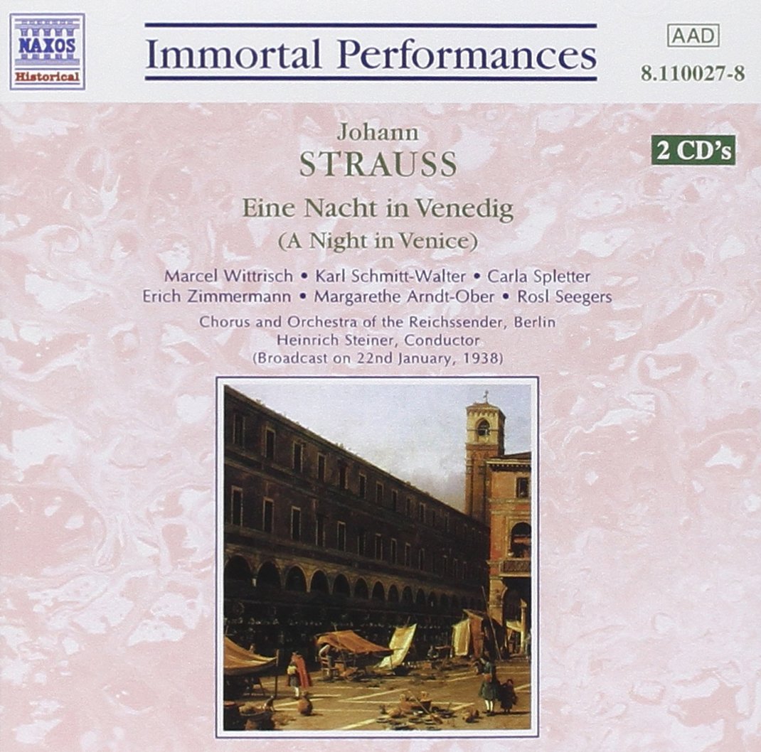 J. Strauß: Eine Nacht in Venedig (Gesamtaufnahme)(Live) (Aufnahme 22.01.1938) Classical