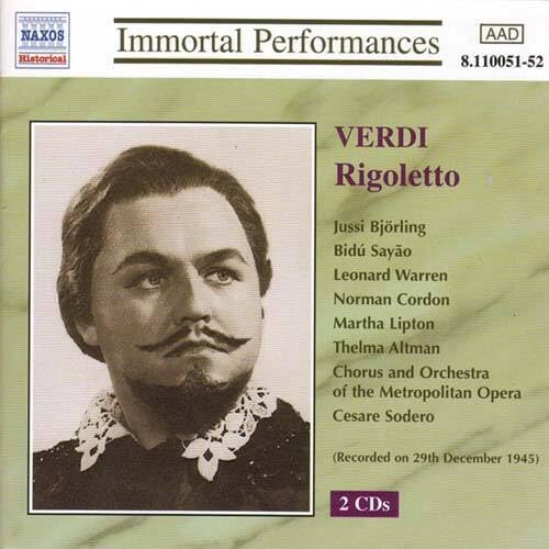 Verdi: Rigoletto (Gesamtaufnahme) (Historische Aufnahme 29. Dezember 1945) Classical