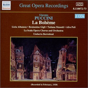 Puccini: Great Opera Recordings - La Boheme Classical