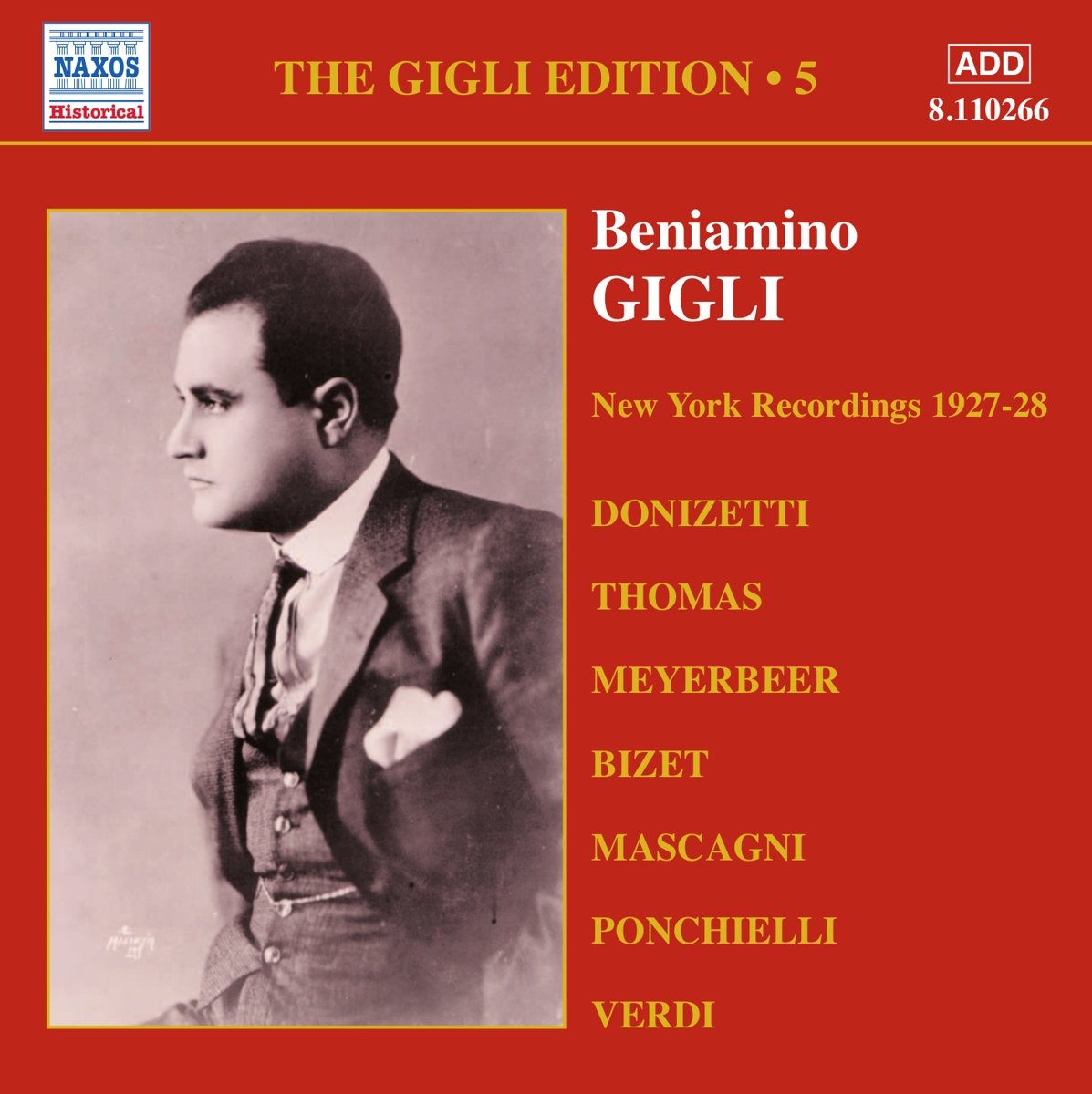 Edition Gigli/Vol. 5 cd